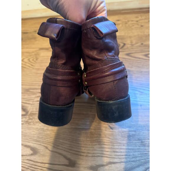 STEVEN Burgundy Booties Size 6.5 - Picture 4 of 7